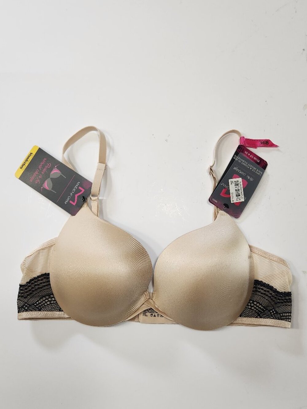 NWT Maidenform Demi Coverage Wonderbra Push up & In 36B